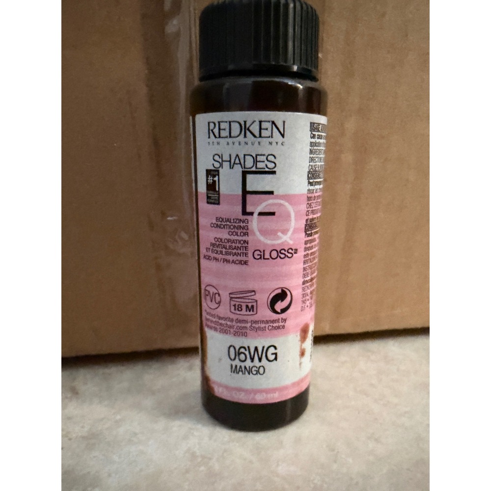 Redken Shades EQ Gloss 6WG Mango Demi Permanent Hair Color shine Conditioning